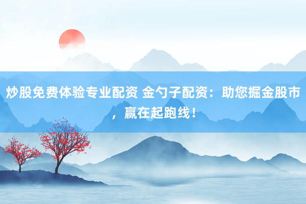 炒股免费体验专业配资 金勺子配资：助您掘金股市，赢在起跑线！