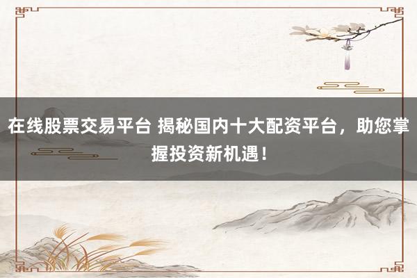 在线股票交易平台 揭秘国内十大配资平台，助您掌握投资新机遇！