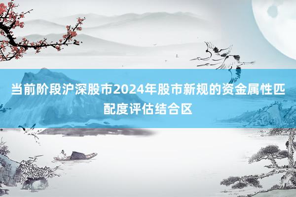 当前阶段沪深股市2024年股市新规的资金属性匹配度评估结合区