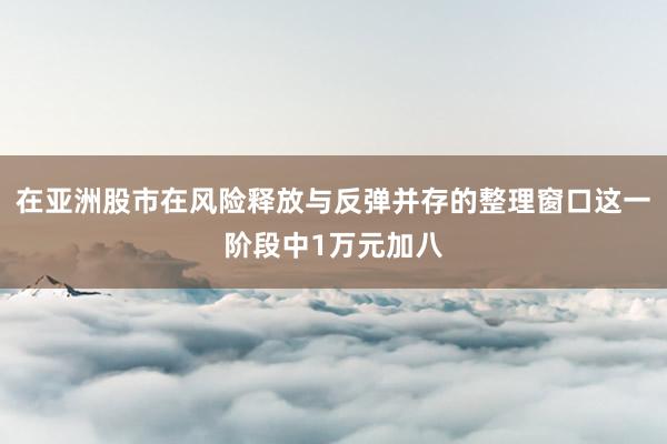 在亚洲股市在风险释放与反弹并存的整理窗口这一阶段中1万元加八
