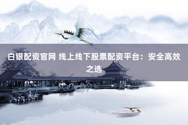 白银配资官网 线上线下股票配资平台：安全高效之选
